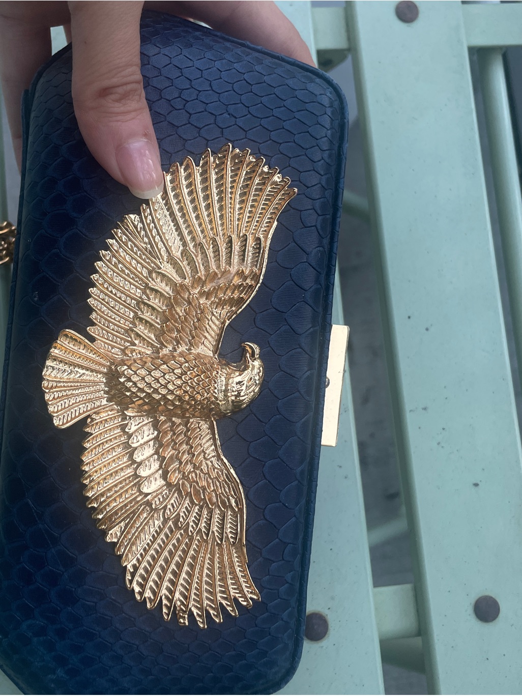 Leather Patrick Shannon Clutch Purse Retail $500 Free People